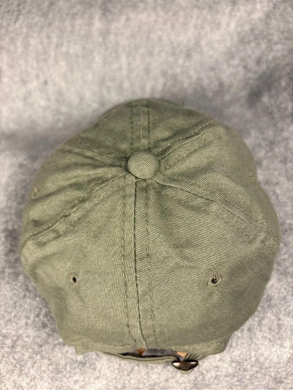 Ducks Unlimited Green Wing Olive Cotton Strapback Kids Hat